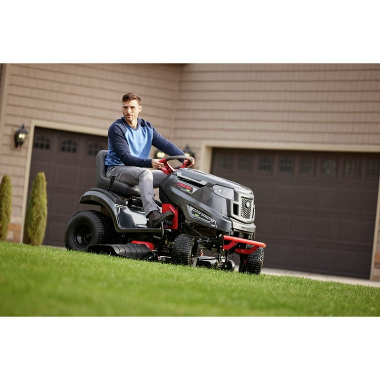 Troy Bilt Electric Drivable Lawnmower 33ABA7KS766 Super Bronco 42E XP 56V MAX Lithium Ion Battery Powered 60 Ah Walmart