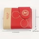 thumbnail image 5 of Cartoon Pattern Short Wallet, Simple Foldable Coin Purse, Women's Card Hoder With Wristlet, 5 of 5