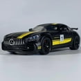 thumbnail image 5 of 1:32  AMG GT Super Sports Car Alloy Metal Diecast Model Car Sound And Light Pull Back Classic High Simulation Ornament Gifts, 5 of 10