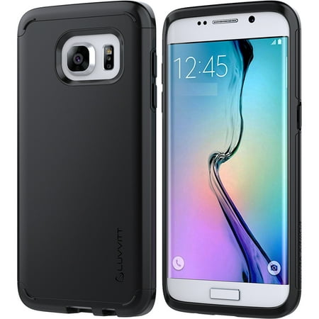 Galaxy S7 Edge Case, LUVVITT [Ultra Armor] Shock Absorbing Case Best Heavy Duty Dual Layer Tough Cover for Samsung Galaxy S7 Edge -  (Best Gs6 Edge Case)