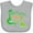 AC-Heather Grey, variant on Inktastic My Papaw Loves Me dinosaur Boys Baby Bib