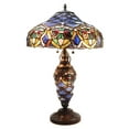 thumbnail image 2 of Arielle Red Double Lite Table Lamp, 2 of 2