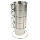 thumbnail image 1 of 4 tazas de café de acero inoxidable de doble pared, para té, agua, cerveza, con soporte S, 1 of 9