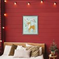 thumbnail image 4 of Stupell Industries Cottage Tis The Season Reindeer Gray Floating Frame Canvas Art, 25 x 31, by Irene Chan, 4 of 8