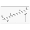 Genuine OE GM Rocker Molding - 42605760