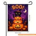 thumbnail image 4 of Halloween Ghost Garden Flag, 12 x 18 in Double Sided Welcome Yard Banner for Outdoor Porch Lawn, 4 of 8