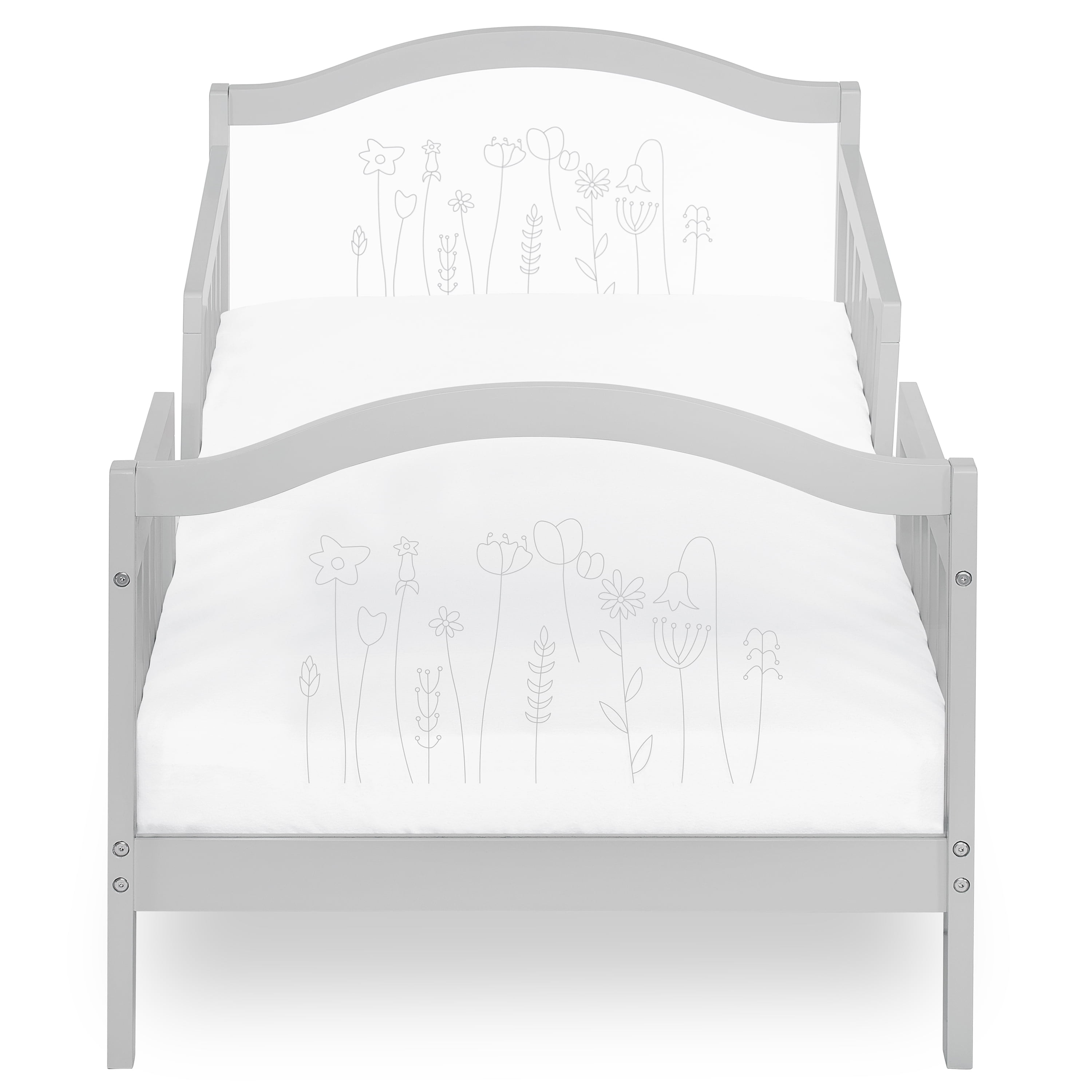 Dream On Me Rosie Toddler Bed In Grey