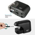 thumbnail image 3 of EEEkit Electric Pencil Sharpener, Auto-Stop Feature and Best Heavy Duty Helical Blade Sharpeners for Office School Classroom Kids Artists, 4 AA Batteries(Not including) (Black), 3 of 7