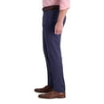 thumbnail image 2 of Haggar Men's Iron Free Premium Khaki Slim-Straight Fit Flat Front Flex Waist Casual Pant, Indigo, 36 x 29, 2 of 4