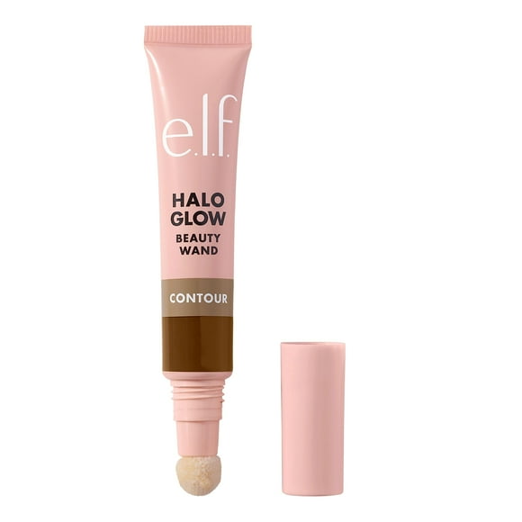 Varita Contour Beauty Wand e.l.f. Halo Glow Liquid, vegana, mediana y bronceada