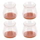 thumbnail image 3 of 16 protectores de suelo para patas de silla, transparentes, redondos, resistentes a arañazos, de fieltro de silicona, silenciosos, para muebles, 3,5 x 3,8 x 3,3 cm (1,4 x 1,5 x 1,3 pulgadas)., 3 of 14