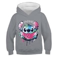 thumbnail image 2 of Sudaderas de algodón para niños de Stitch, sudaderas con capucha de manga larga para primavera y otoño, ropa para niños y niñas, Tops informales con capucha de dibujos animados Stich de 90cm Gao Jinjia LED, 2 of 2