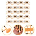 thumbnail image 4 of Miangastore Panneaux de Signalisation Reconnaissance des Symboles Noir Abs 20 Pcs 2.2X1.2X0.5In, 4 of 8