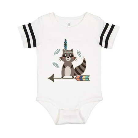 

Inktastic Raccoon Woodland Tribal Arrow Gift Baby Boy or Baby Girl Bodysuit