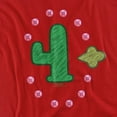thumbnail image 2 of Clarence Freedom Cactus Women's T Shirt, Red, Medium, 2 of 6