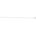 thumbnail image 2 of Floreo 14k White Gold 0.45mm Solid Box Chain Link Necklace with Spring Ring Closure 18 Inch, 2 of 3