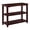 Espresso, variant on Scranton & Co 3-Shelf Console Table in Slate Gray Solid Wood Finish