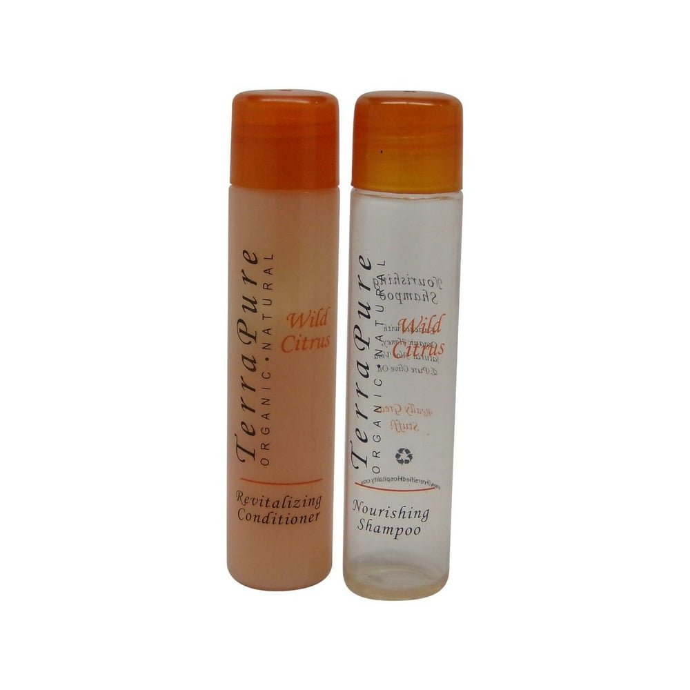 Terra Pure Wild Citrus Shampoo and Conditioner Lot of 8 (4 of each