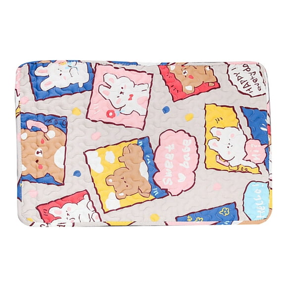 Absorbent Cotton Dog Door Mat,Prevent Mud Dirt Indoor Dog Floor Mat Non Slip Pet Mats Rugs Dog Cooling Mat For Home