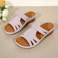 thumbnail image 6 of WIZUTIZ Shower Shoes Women Casual Trendy Womens Slide Sandals Summer Slippers Wedge Sandals Slip on Sandals Beach Slide Sandals Indoor Yoga Mat Slide Sandals for Older Women Mom Birthday Gifts, 6 of 6
