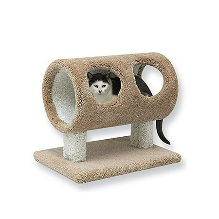 Beatrise Pet Furniture 2 Story Carpeted Cat Kitten Tree Trunk Condo House