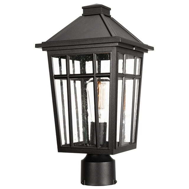 Luz exterior para postes Darkaway, 42 cm, IP65, aluminio negro, 110 V-220 V