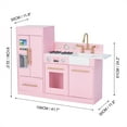 thumbnail image 2 of Teamson Kids Play Kitchen Roleplay Toy Playset Little Chef Charlotte Modern Pink, 2 of 8