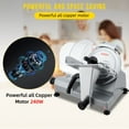 thumbnail image 6 of Luku Commercial Meat Slicer, 240W High Power Motor, Semi-Automatic Meat Cutter Equipped with 250mm Detachable Blades, 6 of 6