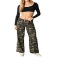 thumbnail image 2 of PENGXIANG Women‘s y2k Ribbed Long Sleeve Crop Tops Solid Color U-Neck Backless Show Navel T-Shirts Basic Tops Streetwear, 2 of 5