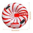 thumbnail image 3 of LJNYFDC Fade-resistant Printed Ski Circle Ski Circle with Thickened Base Shockproof Colorfast Inflatable Leakproof and Wear resistant Snowflake Print Cold Resistant and Heavy Duty, 3 of 6