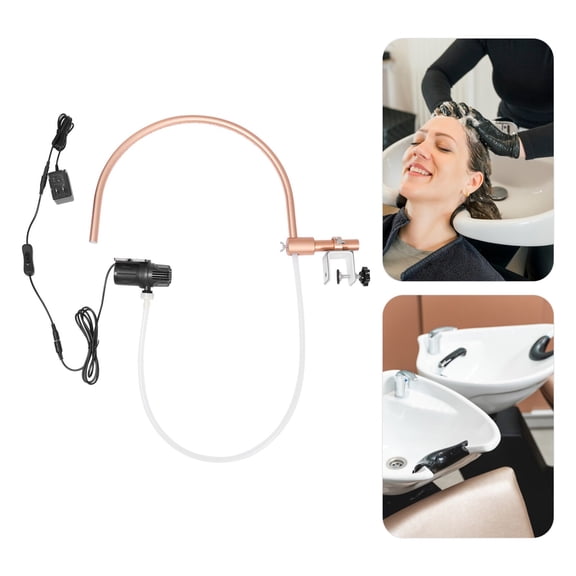 DENEST Head Spa Equipment Frame w/ Pump Water Circulation Accessories for Shampoo Bowl