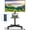 Black, variant on TAVR Furniture Rolling TV Stand on Wheels for 32 to 70 inch Flat Panel Screens, Portable Mobile TV Stand Black