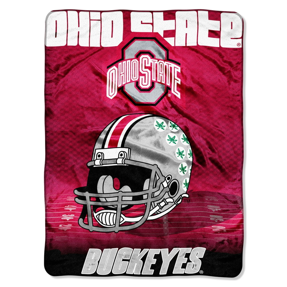 NCAA Ohio State 60" x 80" Micro Raschel Blanket, 1 Each