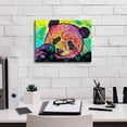 thumbnail image 3 of Epic Graffiti 'Psychedelic Panda' by Dean Russo, Canvas Wall Art, 16"x12", 3 of 8