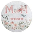 thumbnail image 3 of Happy Mother's Day Washable Round Rug -Circle Area Rugs for Nursery Bedroom, Vintage Non Slip Non Shedding Low Pile Carpet for Living Room Coffee Table Entryway, 3 of 6