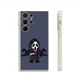 thumbnail image 1 of Protección de moda: Funda de teléfono plateada de doble capa esmerilada con ilustración de moda para iPhone 15 Pro Max 14 13 12 Pro 11, 1 of 4