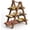Paulownia, variant on 3-Tier Collapsible Wooden Serving Tray Rack – Rustic Multi-Layer Display Stand with Handle, Detachable Deli Platter Board – Space-Saving Pyramid-Style Kitchen Organizer for Countertop, Dessert