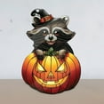 thumbnail image 5 of Clearance! Halloween Window Hanging Acrylic Pumpkin Raccoon Decoration Returns For Sale Sale&Deal #84, 5 of 5