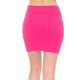 thumbnail image 4 of Gibobby faldas deportivas para mujer Simple clásica de cintura alta sólida para mujer(Rosa, L), 4 of 5