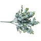 thumbnail image 3 of Ramo de hojas artificiales, hojas de plástico, rama, banquete de boda, decoración de hojas falsas, decoración del hogar, gris Jumpingount HA7416-02B, 3 of 6