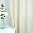 thumbnail image 2 of DriftAway Pinch Pleat Linen Blend Semi Sheer Solid Farmhouse and Modern Rustic Curtains Single 100x108 Inches Long for Living Room Bedroom Sliding Doors 14 Back Tabs Light Linen, 2 of 8