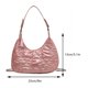thumbnail image 2 of Bolso tipo media luna con cadena para mujer, Bolso bandolera ligero multiusos (rosa), 2 of 6