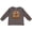 Charcoal Grey, variant on Inktastic Thanksgiving Football Turkey Boys Long Sleeve Toddler T-Shirt
