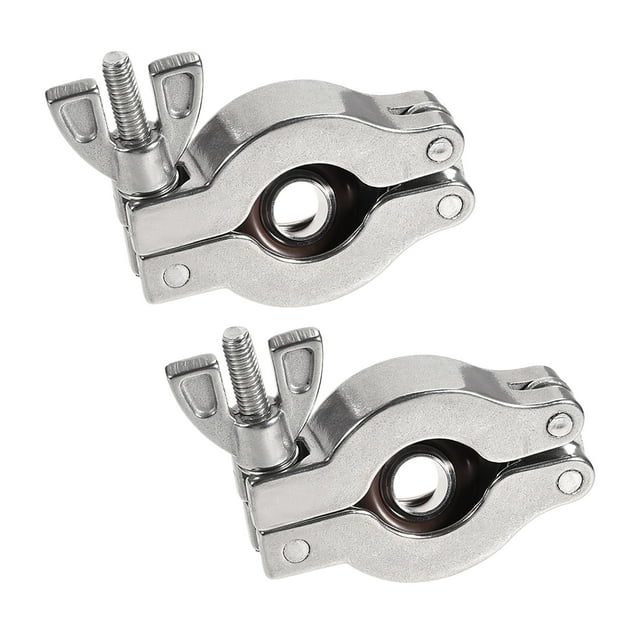 2Pcs Anillo de centrado KF-16 Accesorios de vacío Flange ISO-KF 39mm x 24.5mm O-Ring de caucho de fluorina