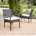 thumbnail image 3 of Christopher Knight Home Iron Indoor and Outdoor Dining Chairs - Set of 2, 3 of 5