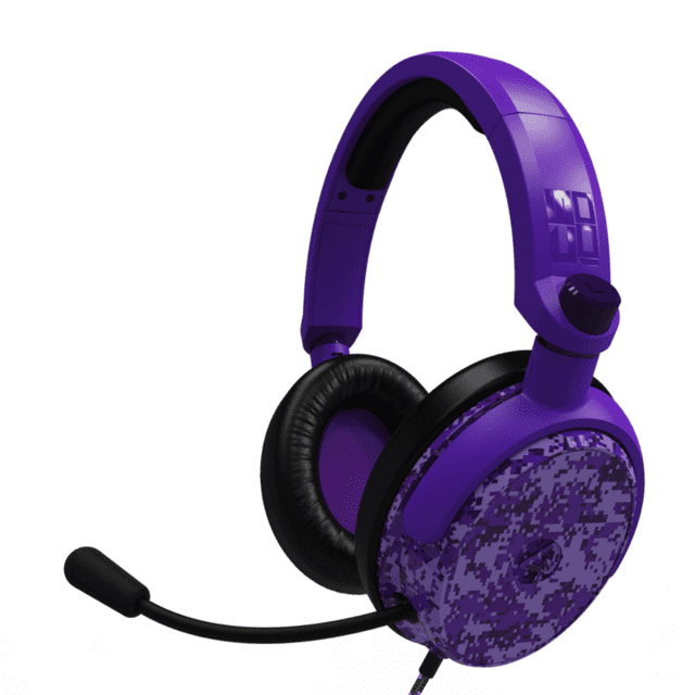 Audífonos Gamer 4gamers C6-100 Conexión 3.5mm Altavoces 40mm 4Gamers C6-100CAMO-PUR-4G