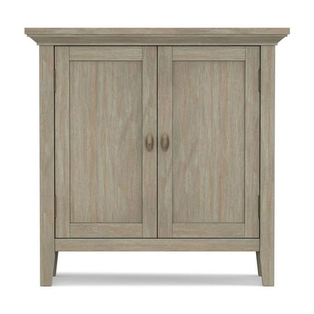 Simpli Home - Redmond Low Storage Cabinet - White