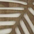 thumbnail image 6 of Madison Park Modern MDF Birch Palms Carved Wall Panel in Brown (Set of 2), 6 of 8