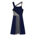 thumbnail image 6 of iEFiEL Womens Dance Leotard Dress Single Strap Lyrical Contemporary Dance Dresses, 6 of 7