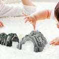 thumbnail image 4 of PAMINGONO 2Pcs Simulation Tunnel Model Toy Train Accessories For Indoor Children, 4 of 5